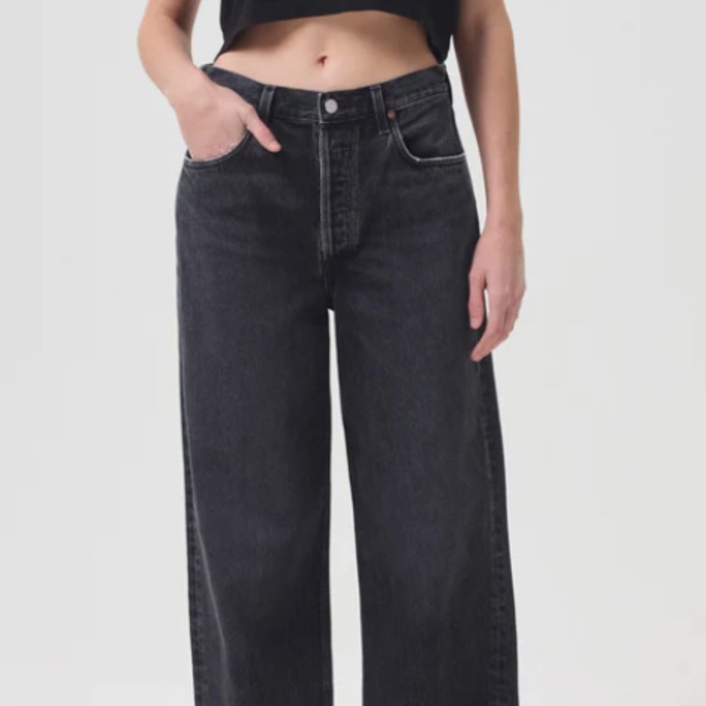 Agolde Low Slung Jeans - Black size 29